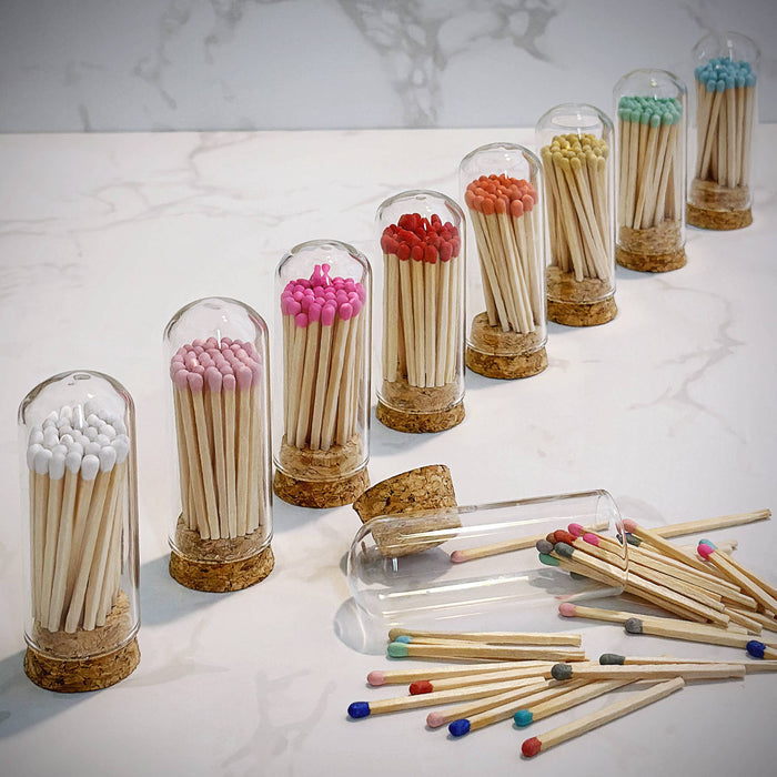 2" Matches in Mini Cloche - Various Colors