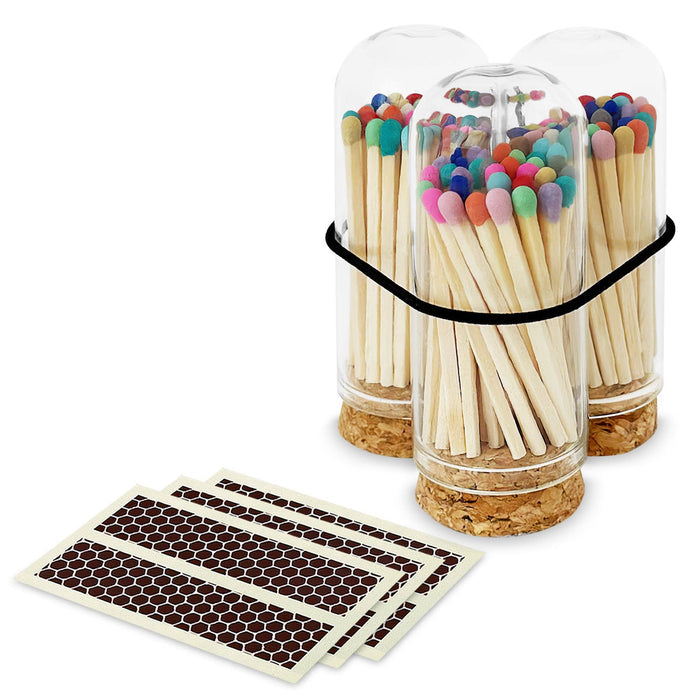2" Matches in Mini Cloche - Various Colors