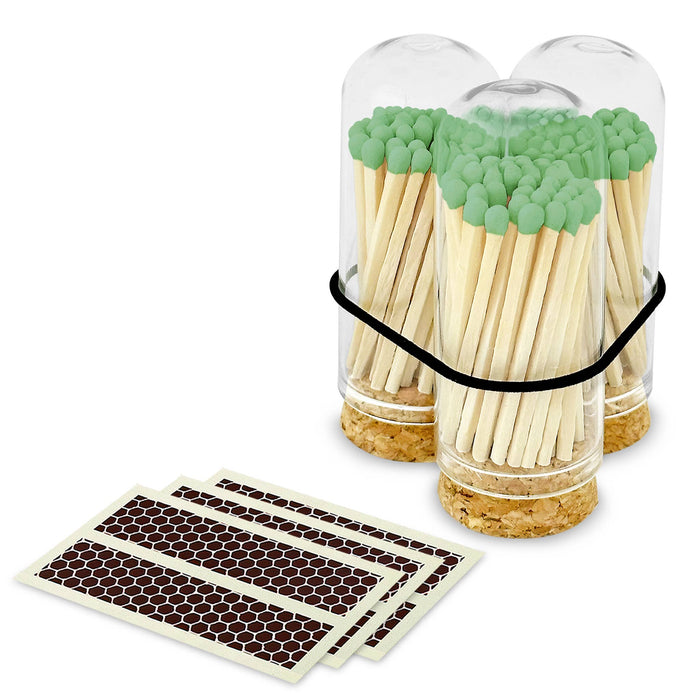 2" Matches in Mini Cloche - Various Colors