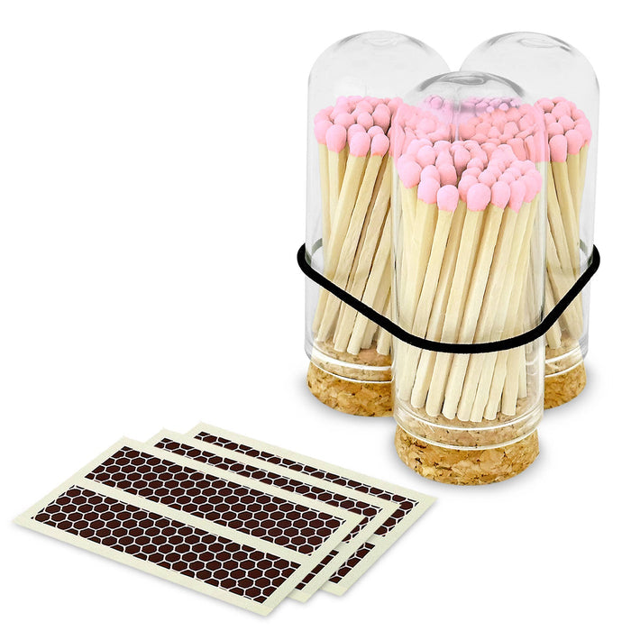 2" Matches in Mini Cloche - Various Colors