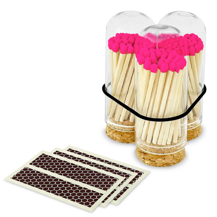 2" Matches in Mini Cloche - Various Colors