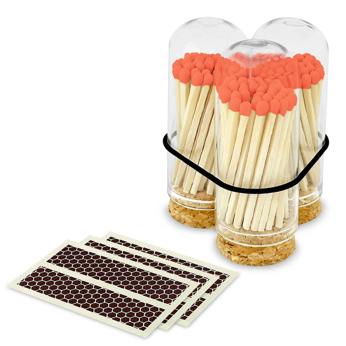 2" Matches in Mini Cloche - Various Colors
