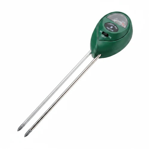 3-in-1 Soil Meter – pH, Moisture & Light Tester