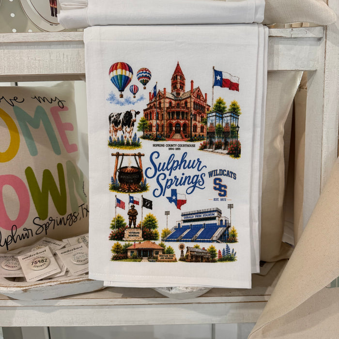 Sulphur Springs Tea Towel
