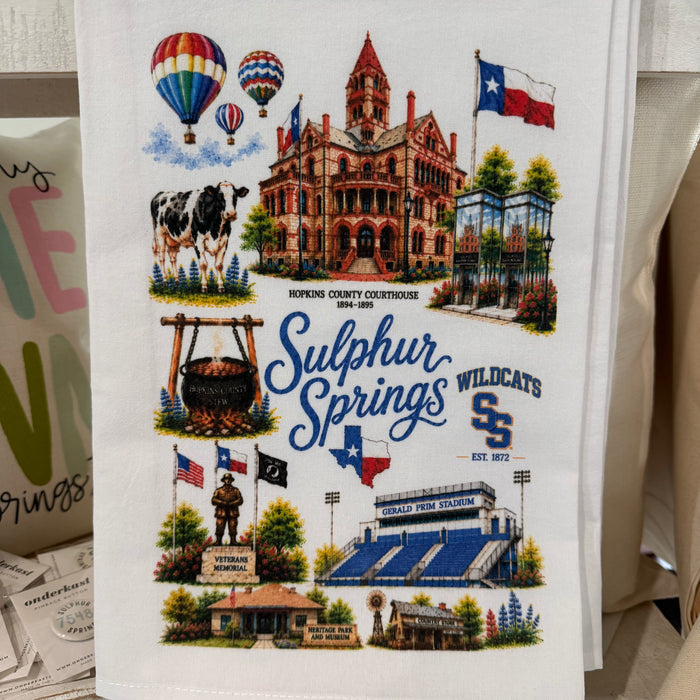 Sulphur Springs Tea Towel