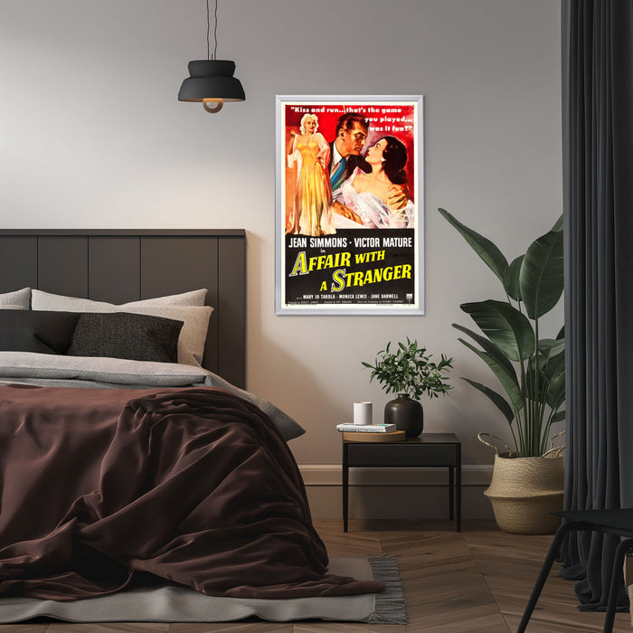 "Affair With A Stranger" (1953) Framed Movie Poster