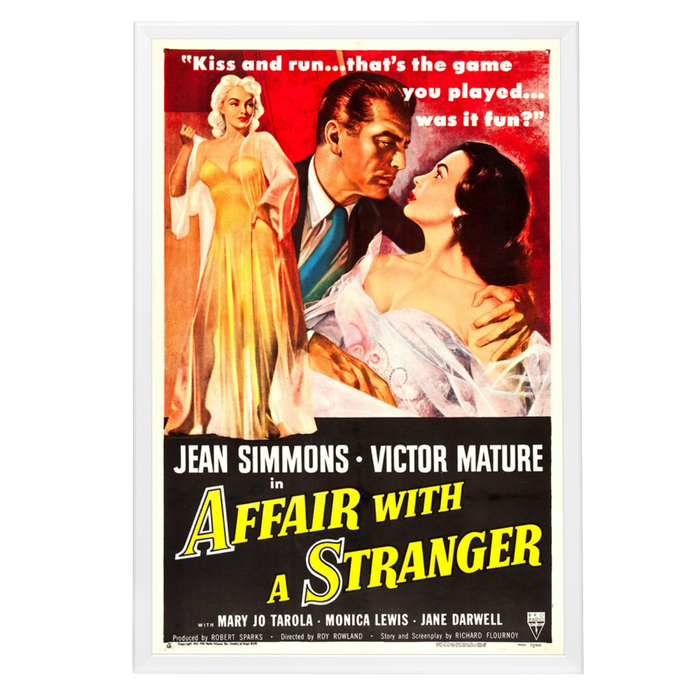 "Affair With A Stranger" (1953) Framed Movie Poster