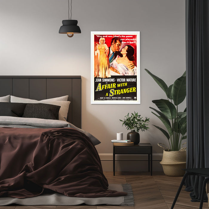 "Affair With A Stranger" (1953) Framed Movie Poster
