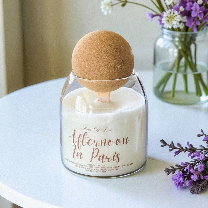Afternoon In Paris Scented Candle ~ Wood Wick