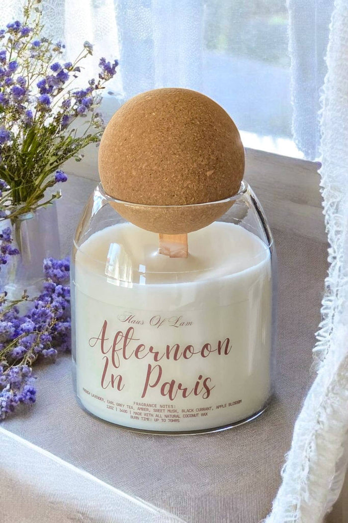 Afternoon In Paris Scented Candle ~ Wood Wick
