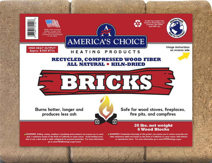 America's Choice Wood Fuel Bricks