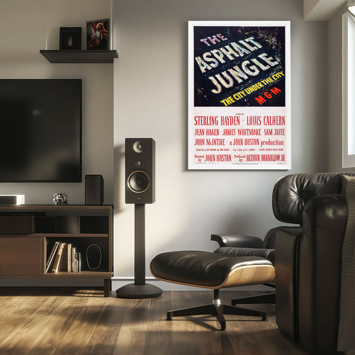 "Asphalt Jungle" (1950) Framed Movie Poster