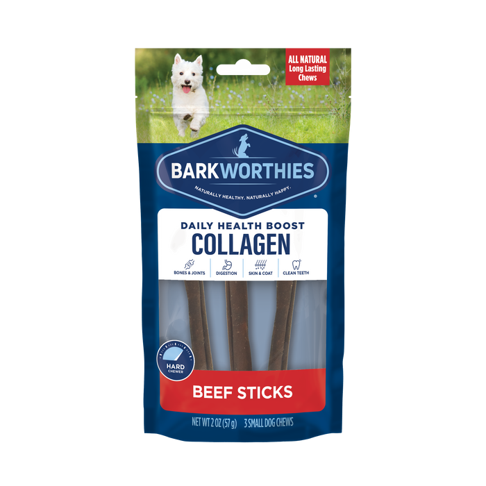 Barkworthies Collagen Beef Sticks for Dog