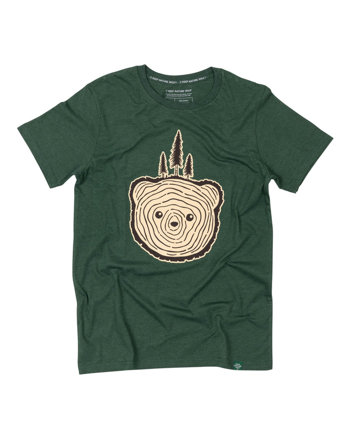 Bear Tree Unisex Tee | Heather Forest