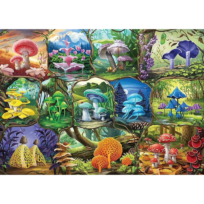Beautiful Mushrooms 1000 Piece Puzzle