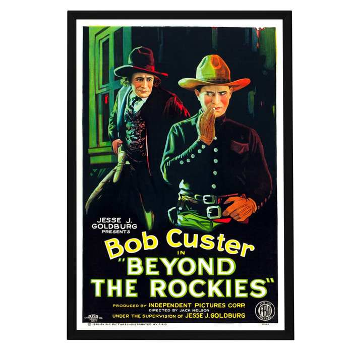 "Beyond The Rockies" (1926) Framed Movie Poster