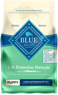 Blue Buffalo Life Protection Natural Lamb & Oatmeal Recipe Puppy Dry Dog Food