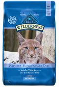 Blue Buffalo Wilderness Grain Free Chicken High Protein Recipe Indoor Dry Cat Food