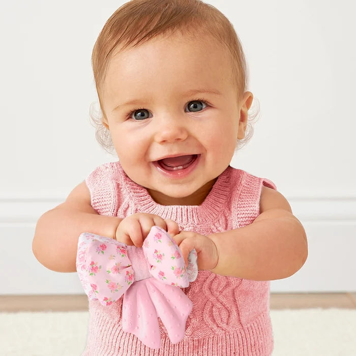 Bow Sweetie Crinkle Sensory Teether