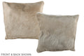 Champagne Cowhide Pillow #A35997
