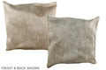 Champagne Cowhide Pillow #A35999