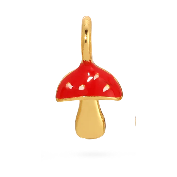 Charm Garden - Mushroom Charm - Gold