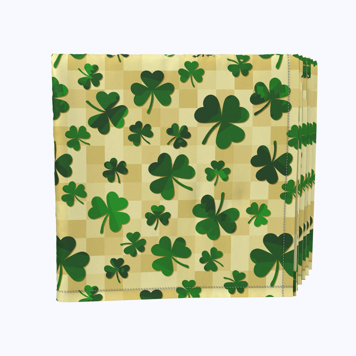 Checkmate Clover Squares Napkins
