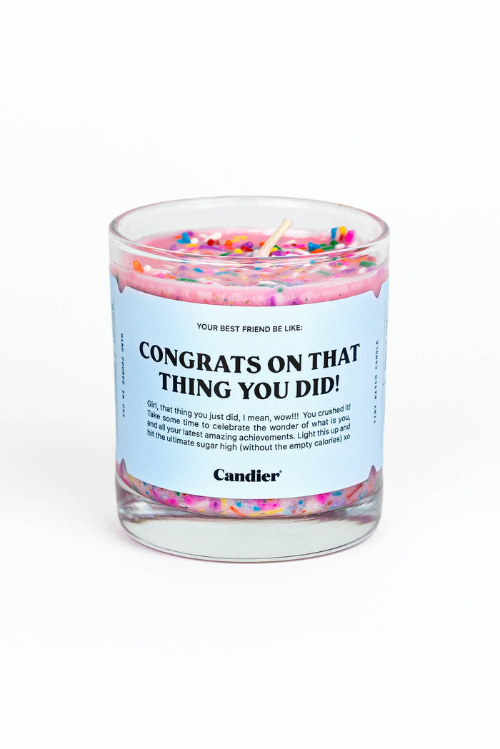 Congrats Candle