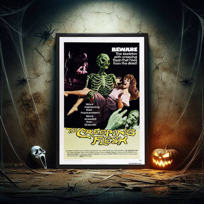 "Creeping Flesh" (1973) Framed Movie Poster