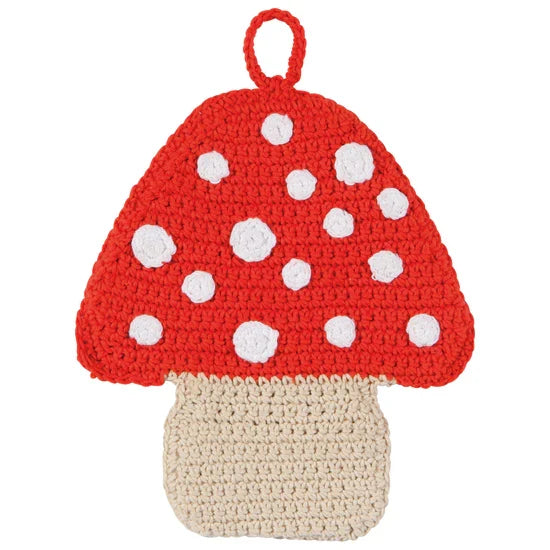 Crochet Toadstool Trivet