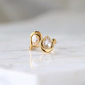 CZ Pear Wave Ring