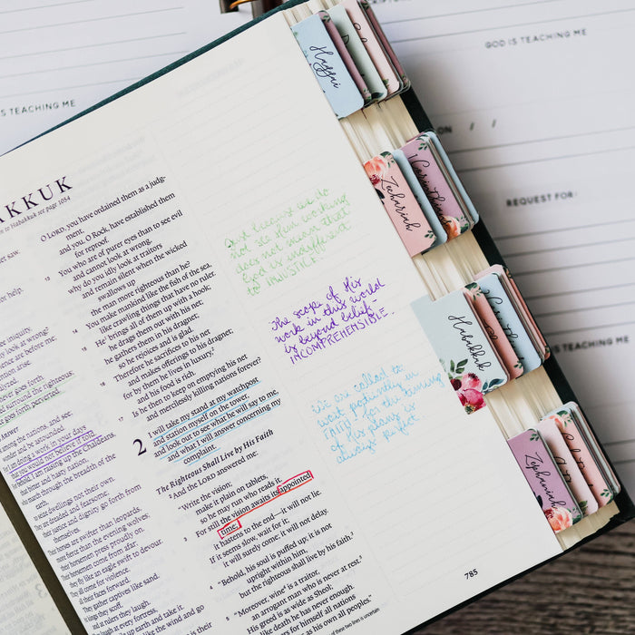 Daily Grace Co. ~ Floral Bible Tabs