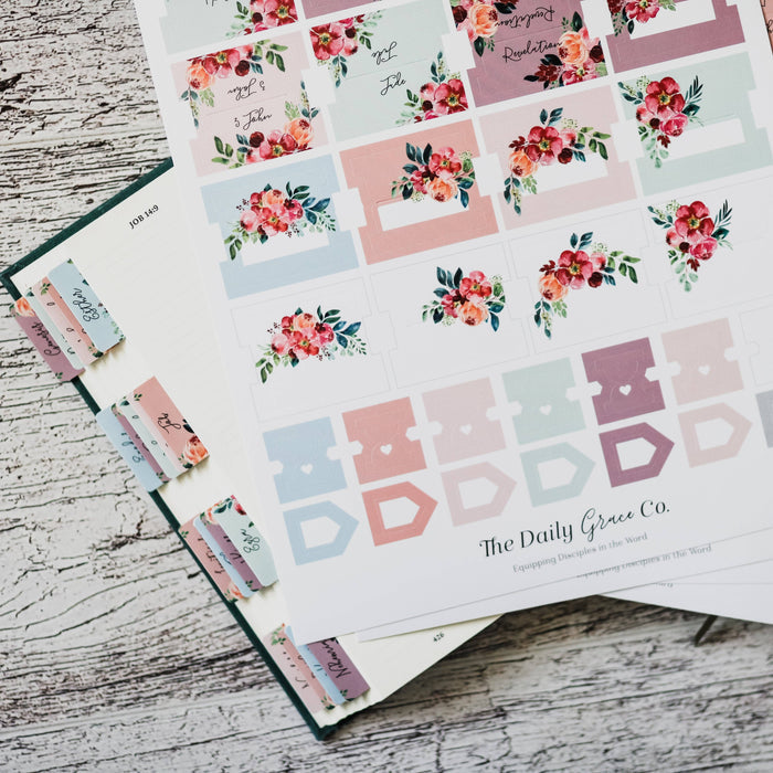 Daily Grace Co. ~ Floral Bible Tabs