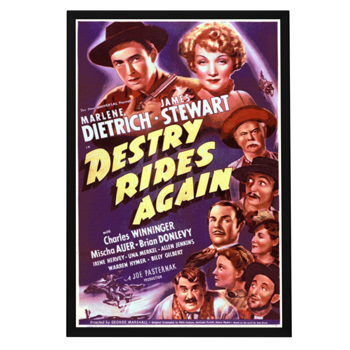 "Destry Rides Again" (1939) Framed Movie Poster