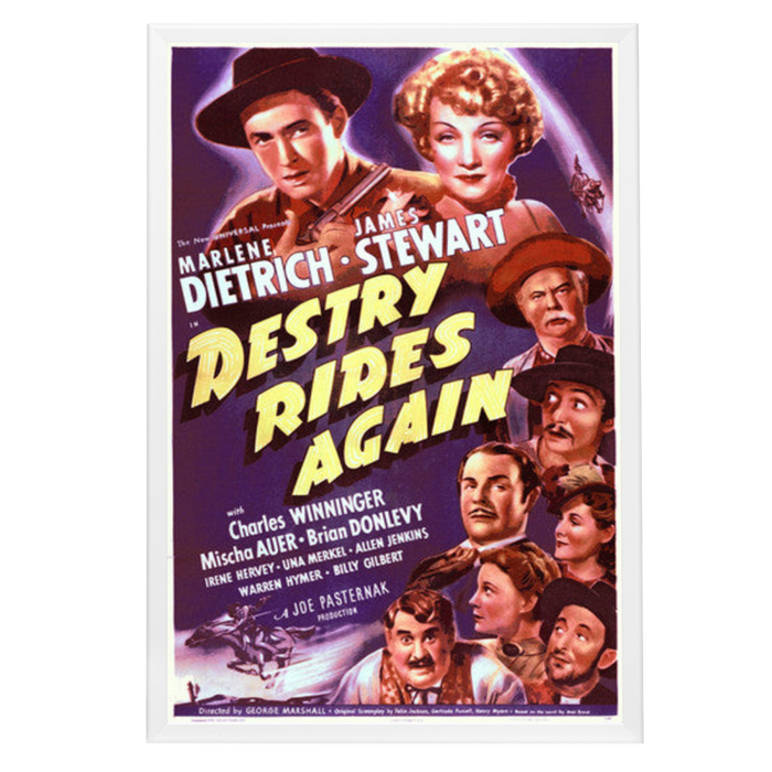 "Destry Rides Again" (1939) Framed Movie Poster