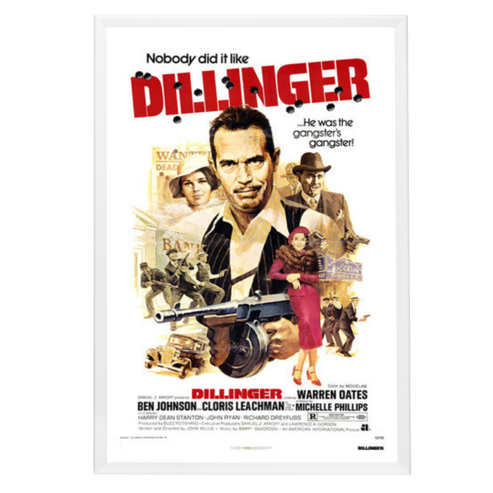 "Dillinger" (1973) Framed Movie Poster