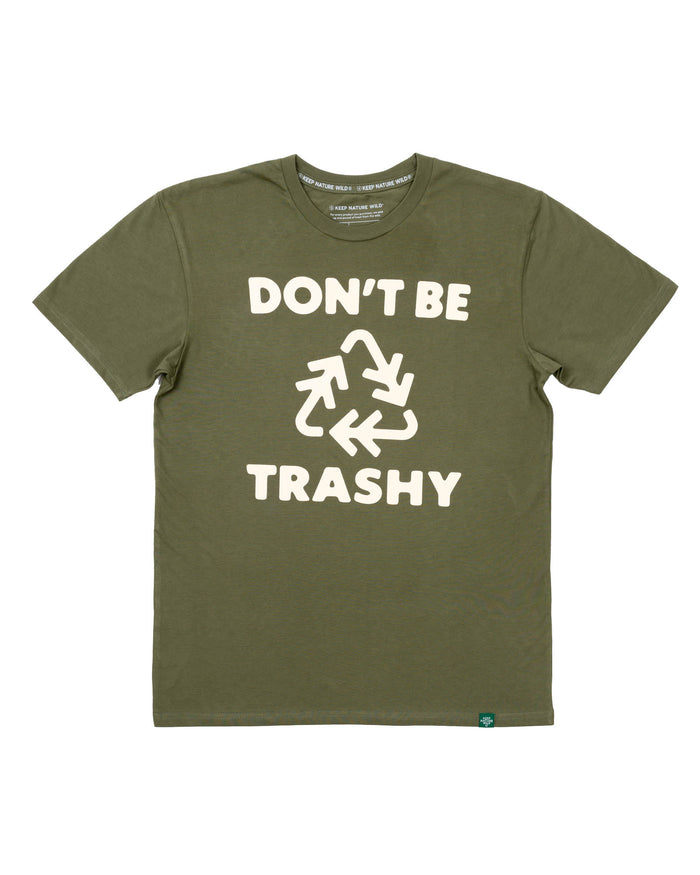 Don't Be Trashy Unisex Tee | Olive