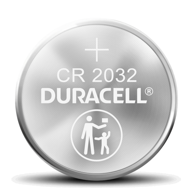 Duracell CR 2032 Lithium Coin Battery with Bitter Coating
