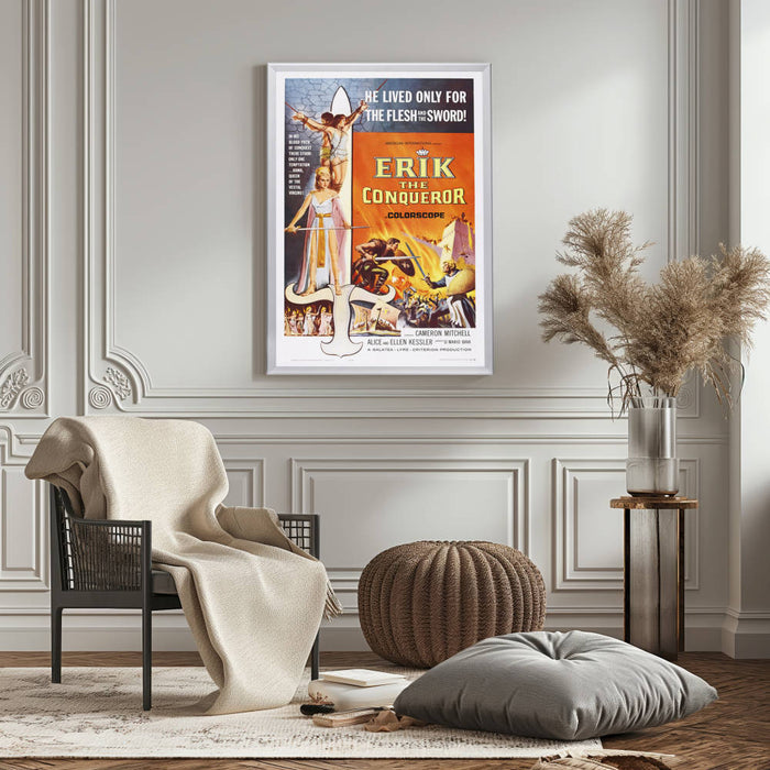 "Erik The Conqueror" (1961) Framed Movie Poster