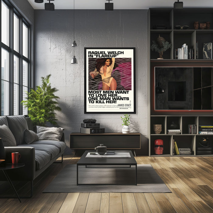 "Flareup" (1969) Framed Movie Poster