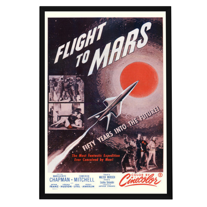 "Flight to Mars" (1951) Framed Movie Poster