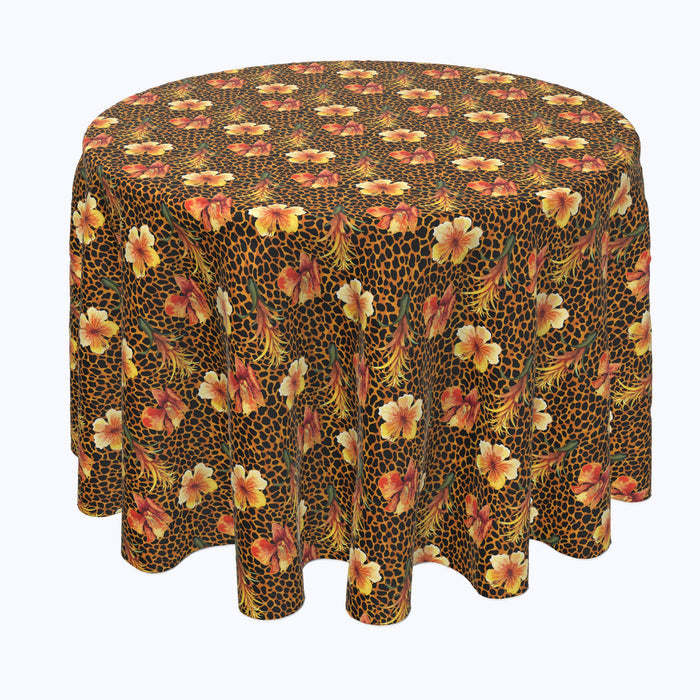 Floral Animal Print Rounds