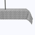 Floral Lace Details Black Outdoor Rectangles
