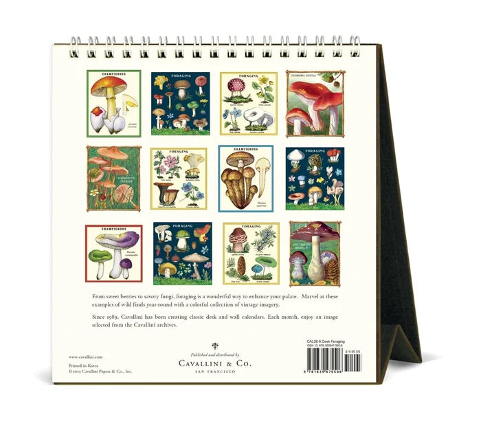 Foraging Desk Calendar 2026