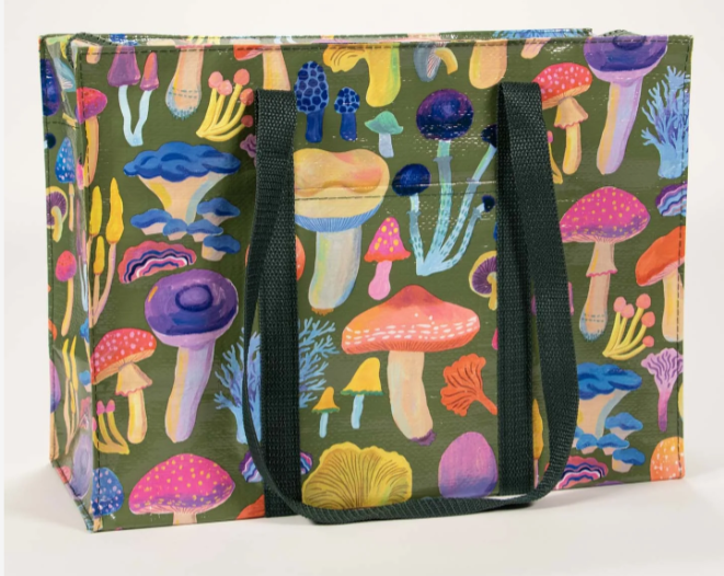 Fun guy fungi - Recycled Shopper's Shoulder Tote