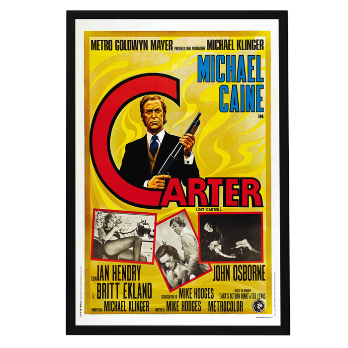 "Get Carter" (1971) Framed Movie Poster