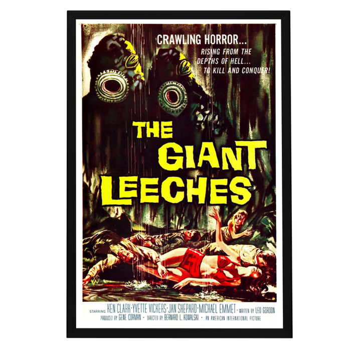 "Giant Leeches" (1959) Framed Movie Poster