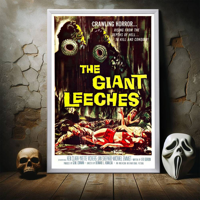 "Giant Leeches" (1959) Framed Movie Poster