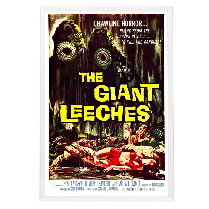 "Giant Leeches" (1959) Framed Movie Poster