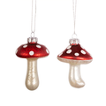 Glass Mushroom Ornament